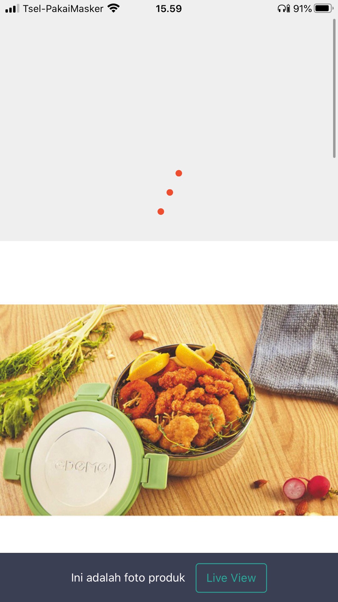 Lunchbox Stainless Steel Orinoco Ykd111 Orange Green Blue / Leakproof / 2 Skat