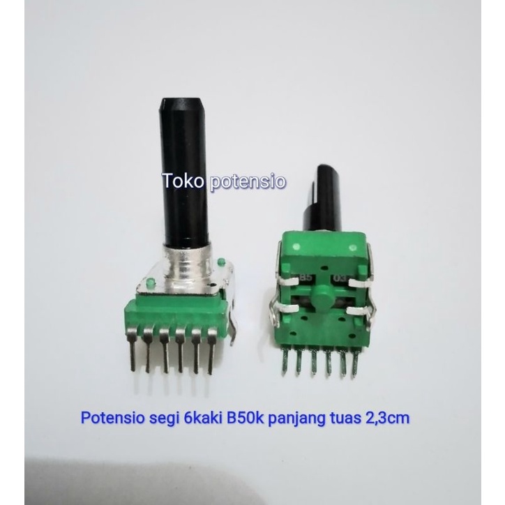 POTENSIO SEGI 6KAKI B50K HIJAU