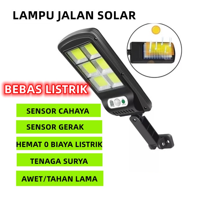 LAMPU JALAN SOLAR LAMPU DINDING SOLAR LAMPU SOROT LAMPU TEMBAK 60WATT WATERPROOF