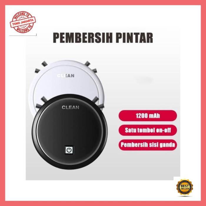 BAROKAH GAMIS AUTOMATIC JARVIS Robot Vacuum Cleaner pembersih debu rumah otomatis