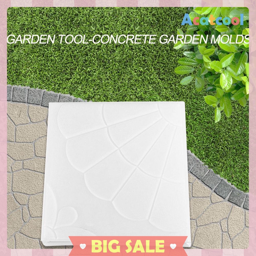 Garden Pavement Mold DIY Manually Propylene Paving Cement Concrete Mould