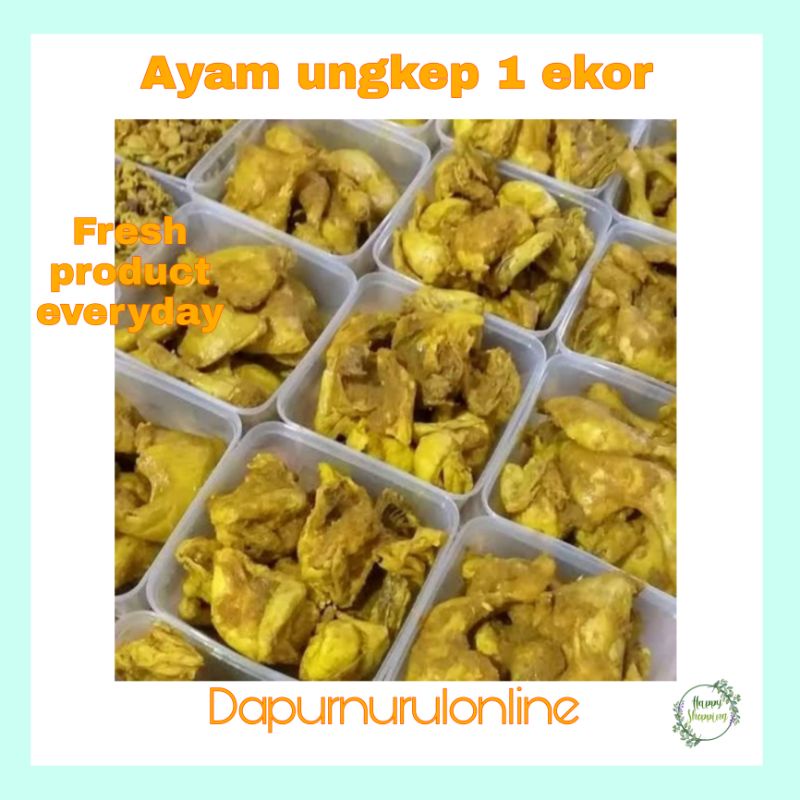 

Ayam ungkep 1 ekor - Ayam bumbu kuning siap goreng