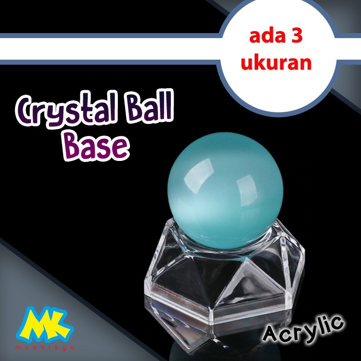 akrilik dudukan batu kristal / crystal ball stand holder display