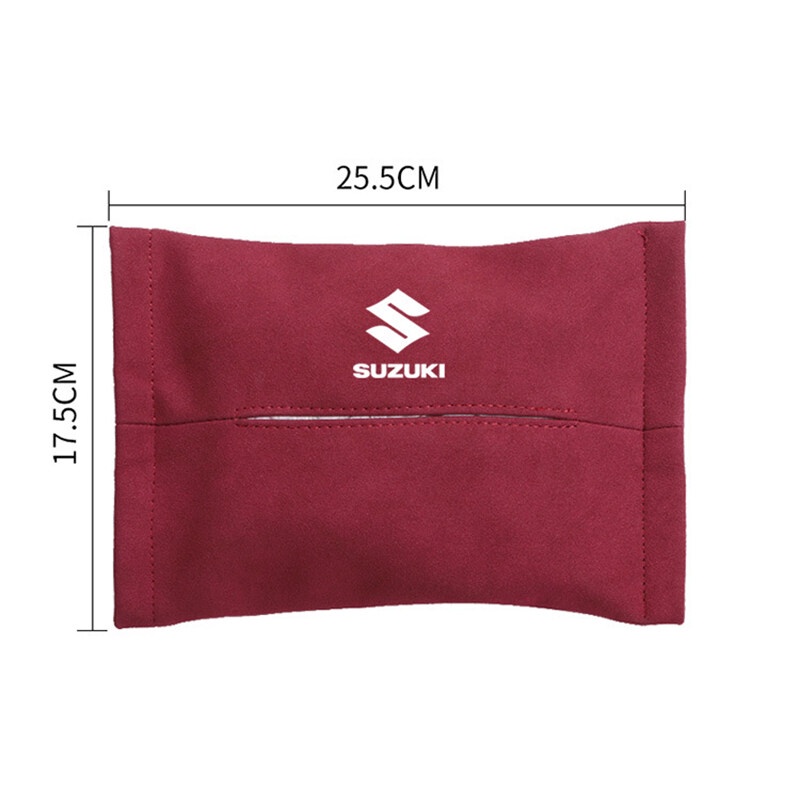 1PC for Suzuki Swift Liana Wagon Sedan SX4 Spresso Jimny Samurai Vitara XL Alto D-MAX Car Tissue Bag Paper Extraction Seat Hanging Tissue Box Creative Armrest Box Interior