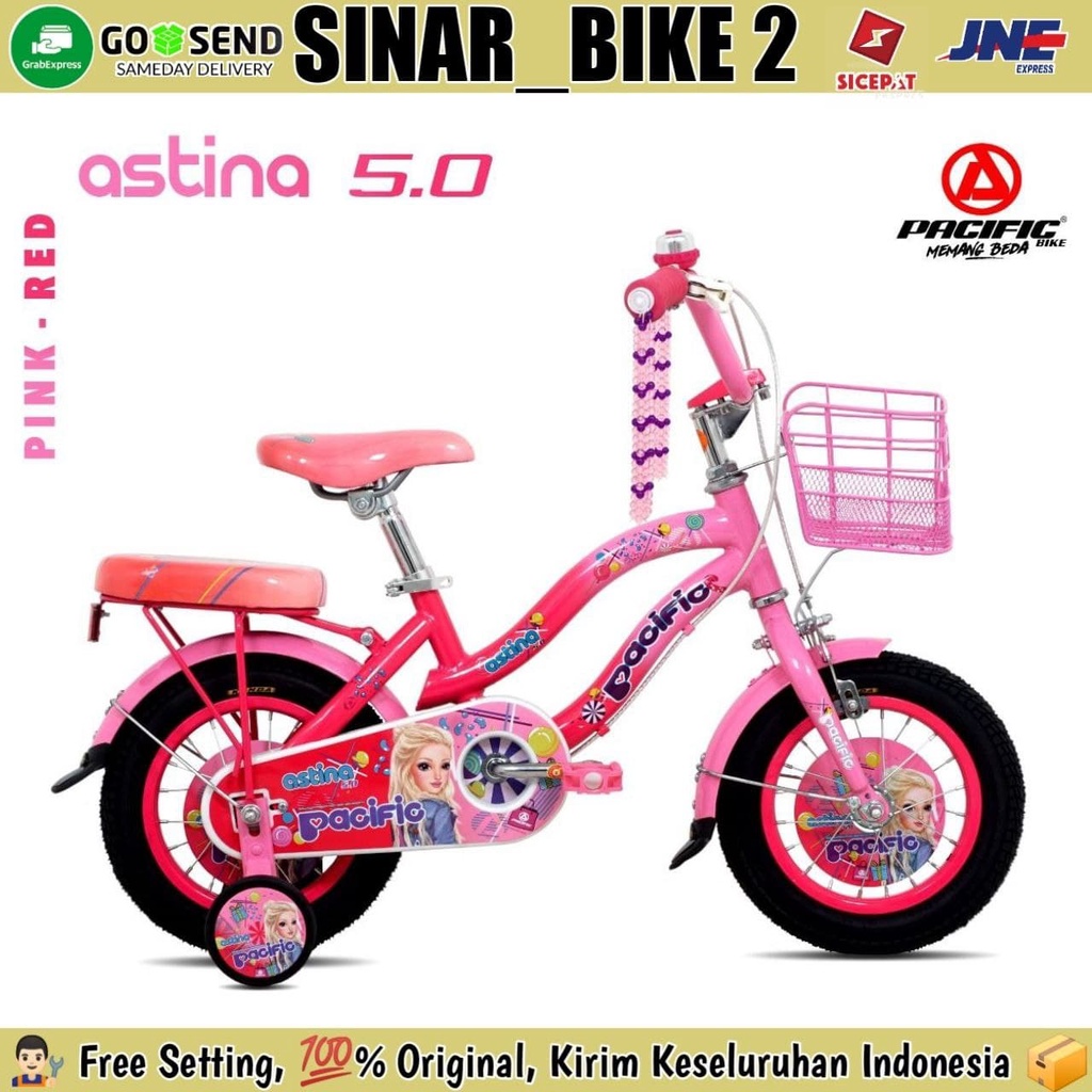 Sepeda Mini Anak 12,16,18 &amp; 20 Inch Ctb PACIFIC Astina 5.0 Princess