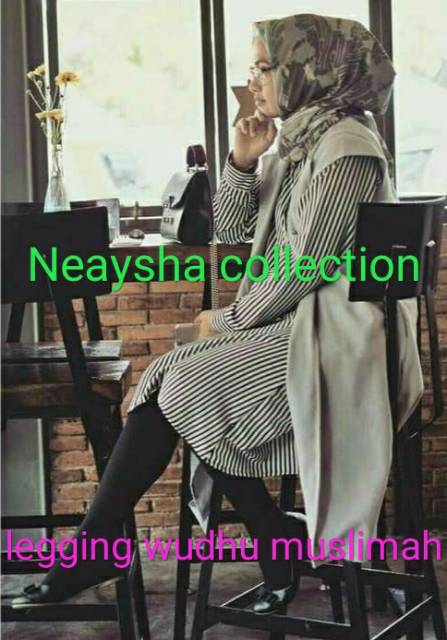 Legging wudhu Neaysha collection bahan spandek rayon super