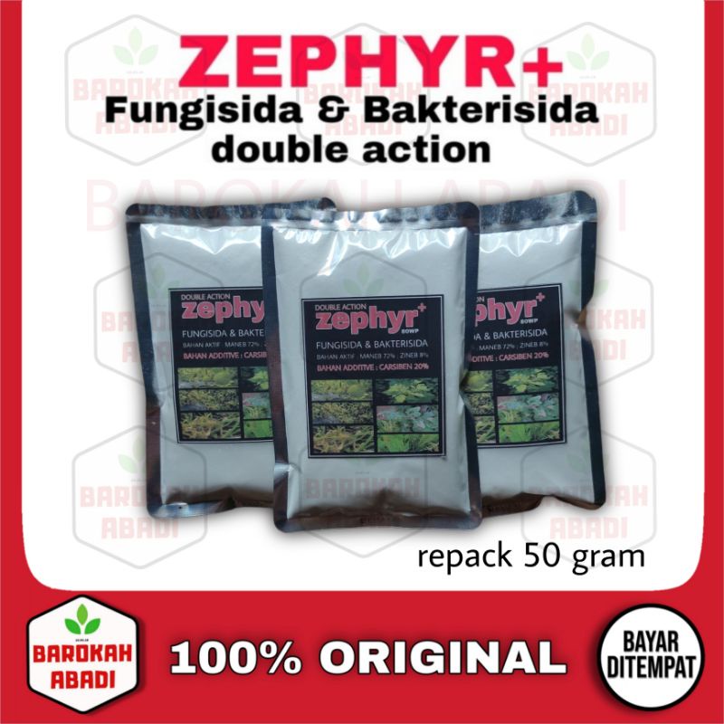 ZEPHYR 80WP Fungisida Bakterisida double action anti jamur dan bakteri tanaman