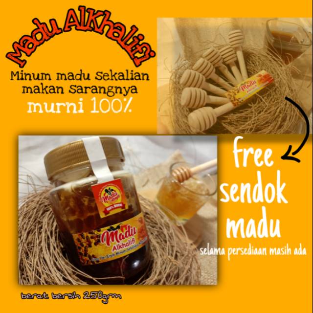 

Madu dan Sarang 100% Murni 250grm