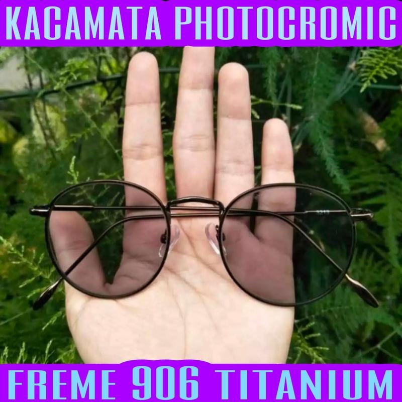 KACAMATA PHOTOCROMIC LENSA BULAT FREE KOTAK DAN LAP
