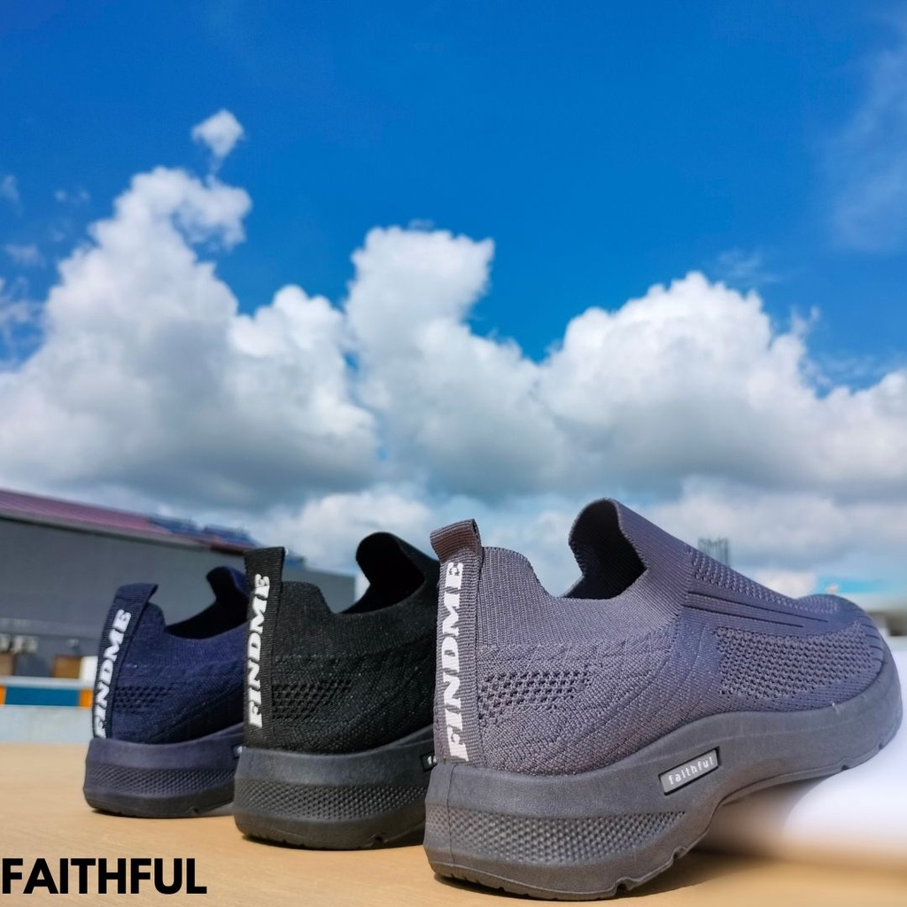 SNEAKERS PRIA KECE SEPATU TRAVELING SIMPLE MUDAH DICUCI KUALITAS IMPORT FAITHFUL