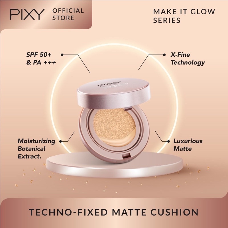 PIXY MAKE IT GLOW TECHNO FIXED MATTE CUSHION