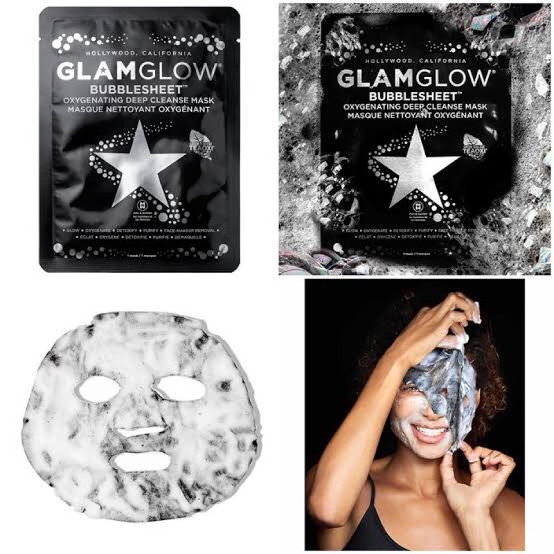 GLAMGLOW - BUBBLESHEET Oxygenating Deep Cleanse Mask - GLAMGLOW Mask