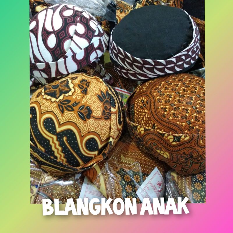 BLANGKON anak dan bayi/blangkon batik Jawa/blangkon solo aksesoris adat jawa