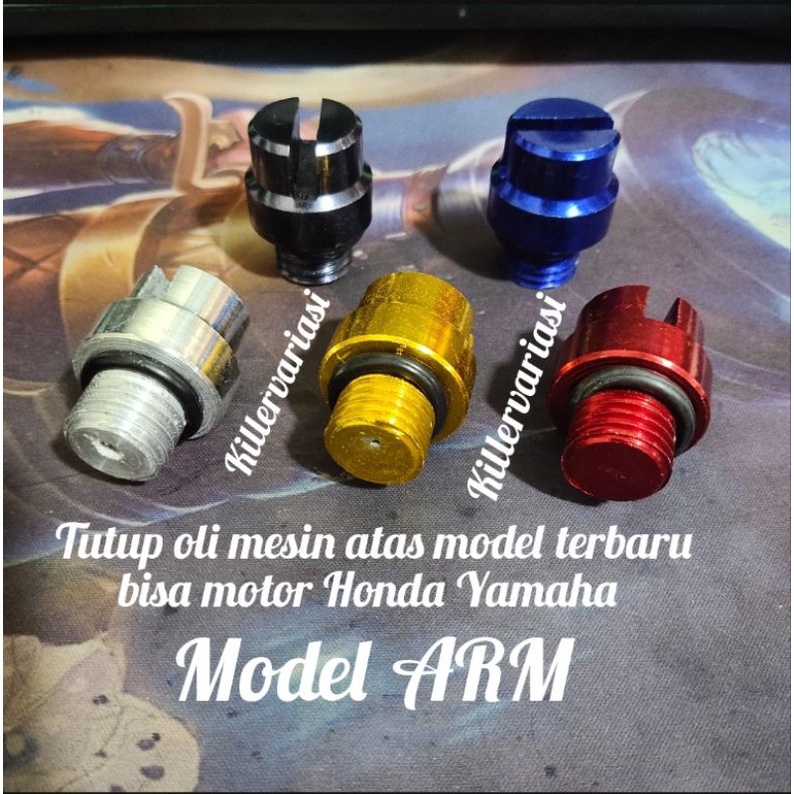 Tutup Oli mesin atas Universal - Engine Oil  Cap  Nmax, Aerox, Vario, Beat, Scoopy, Lexi, Cbr, DLL