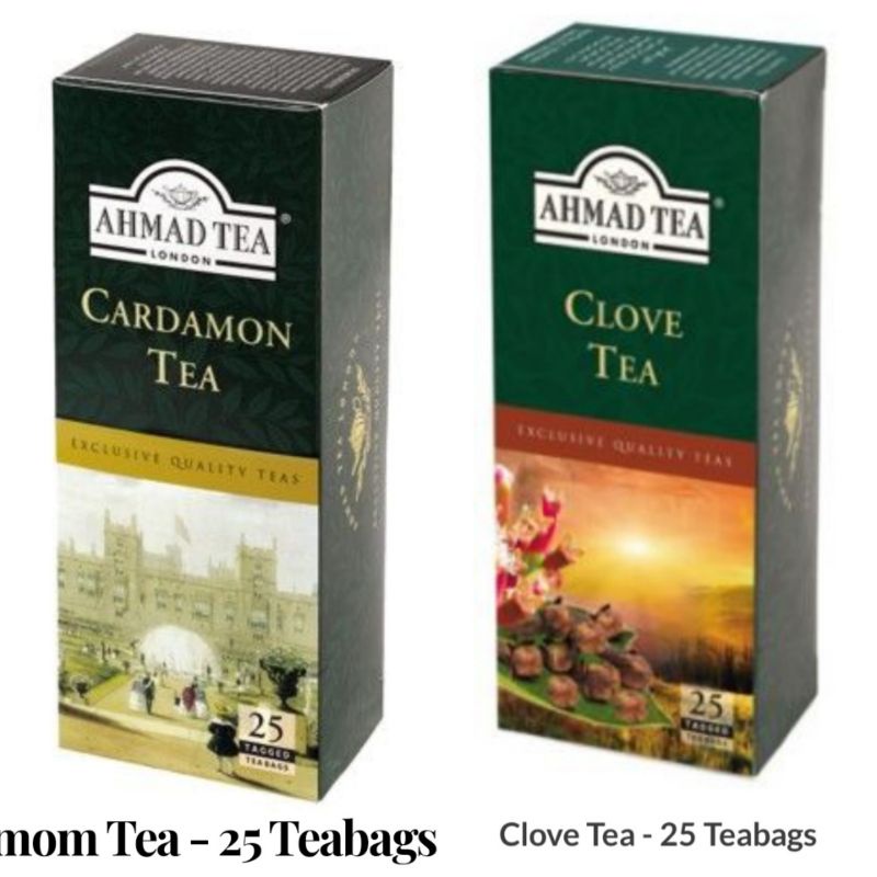 

Ahmad Tea Teh Rasa Kapulaga atau Cengkeh 25 Bags Cardamom or Clove Tea Ahmad