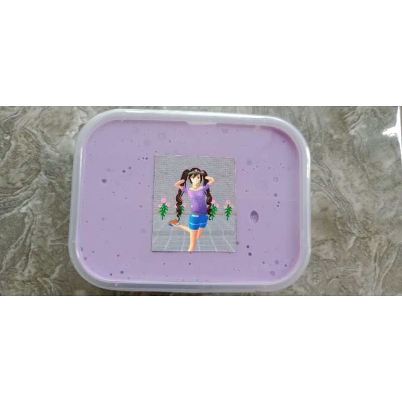 Mainan Anak Slime Bok 200 ml Box Stiker Sakura School Simulator Bagus Lentur
