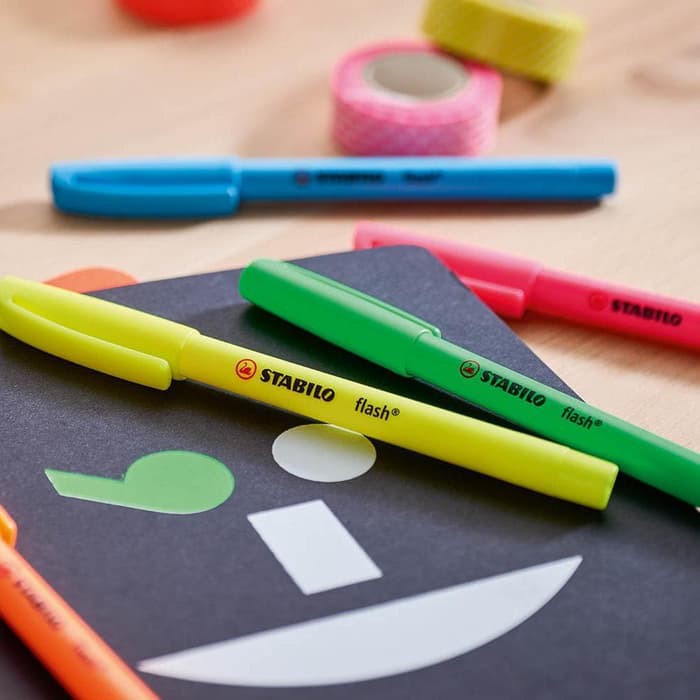 

STABILO FLASH | HIGHLIGHTER STABILO KECIL | PENEBAL HURUF