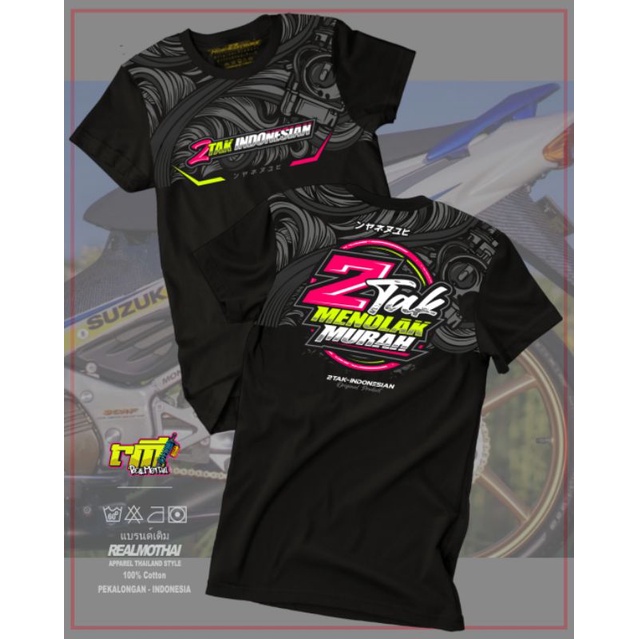 tshirt 2stroke / 2stroke indonesia / tshirt original realmothai / realmothai