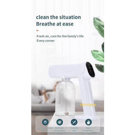 nano spray gun disinfectant wireless 800ml uv steril gun