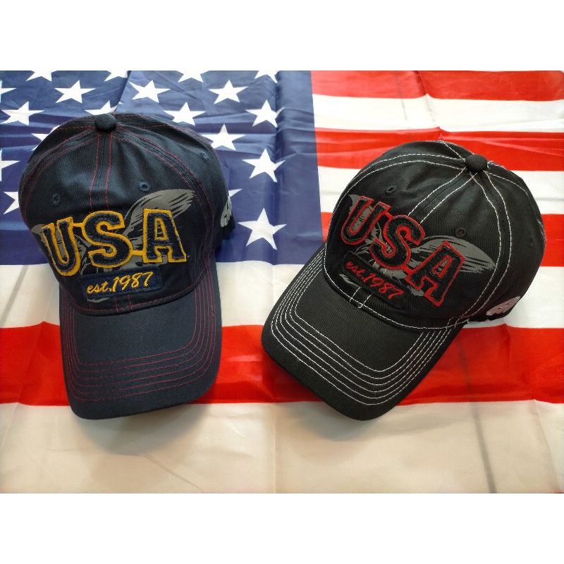 Topi Vintage USA American Eagles Topi Gaya Amerika