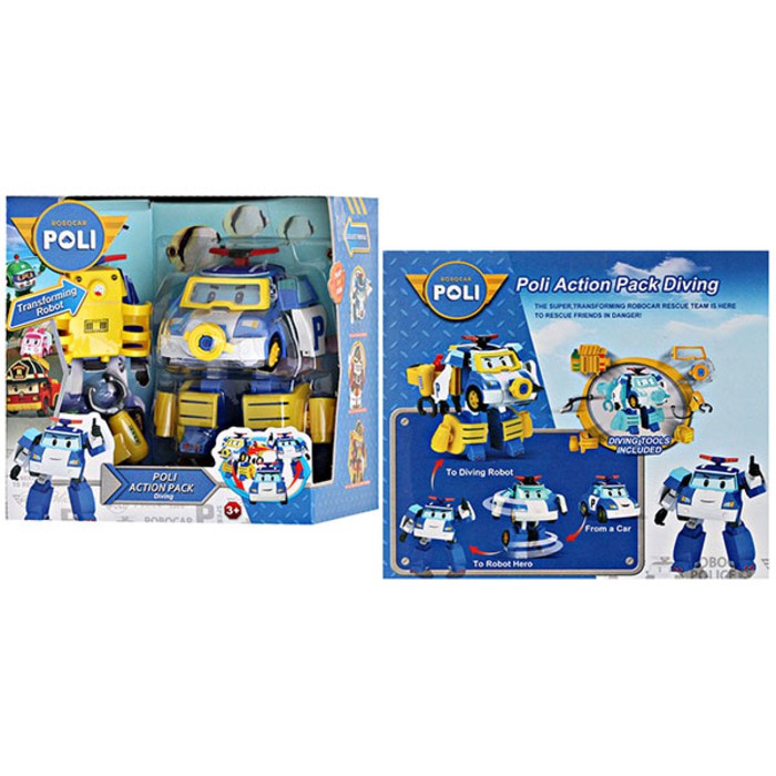 Figur Robocar Poli Action Diving