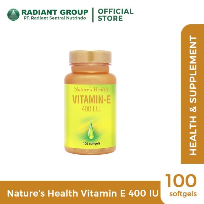 Nature's Health Vitamin E 400 Iu Lc