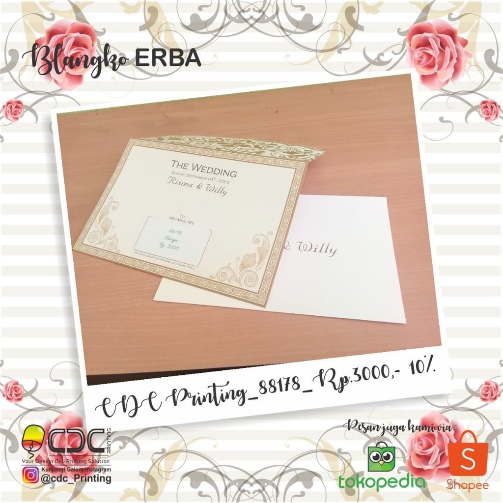 Undangan Pernikahan AMPLOP EKSKLUSIF MEWAH