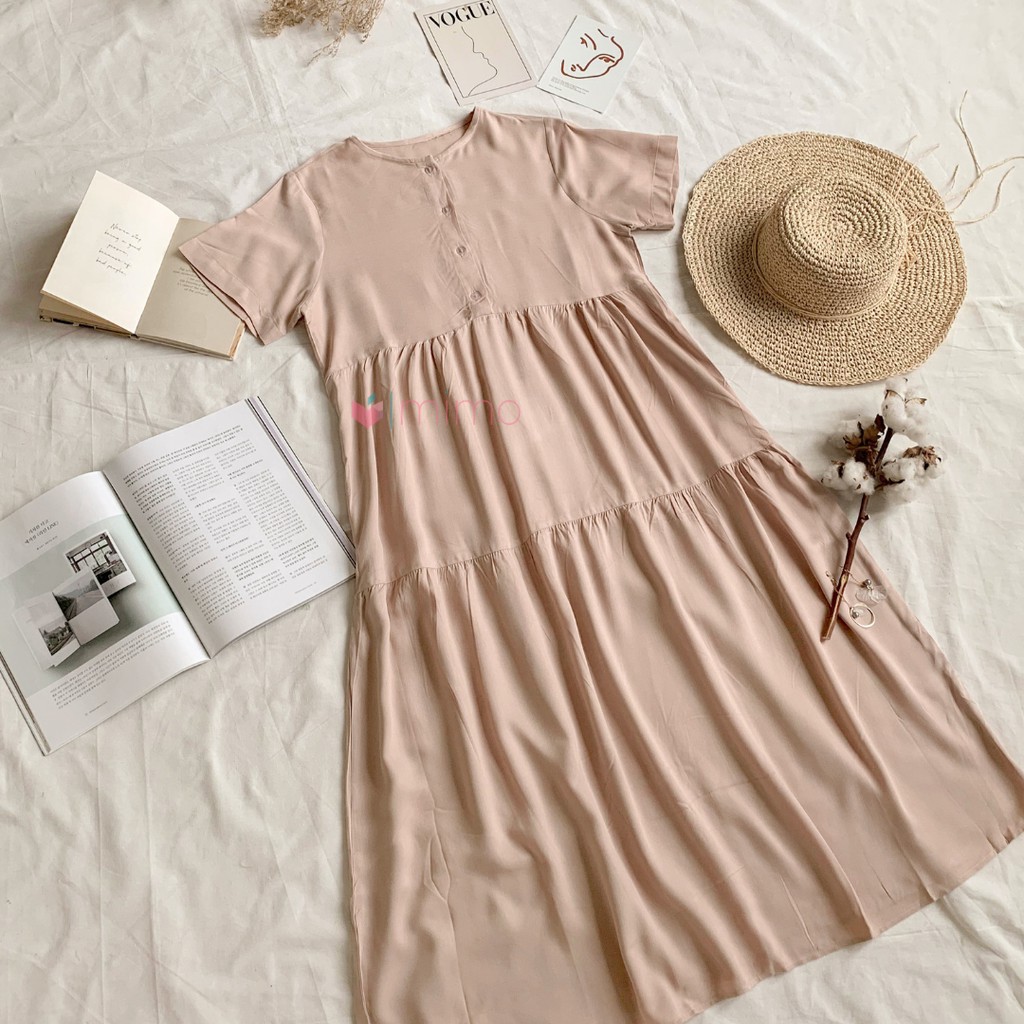 Homey button dress