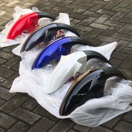 spakbor slebor depan R15 Old original ori merah biru hitam putih