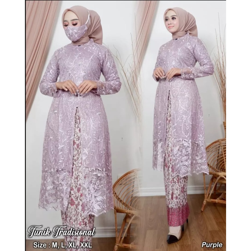 Set Tunik Tradisional Pesta Modern 2022//Setelan Tunik Spider Premium//Setelan Tunik Dan Rok Plisket/setelan kebaya termurah/setelan kebaya pesta/kebaya jubo/set pakaian tradisional termurah/baju kurung/ori/ termurah/ 2022/ kebaya pesta