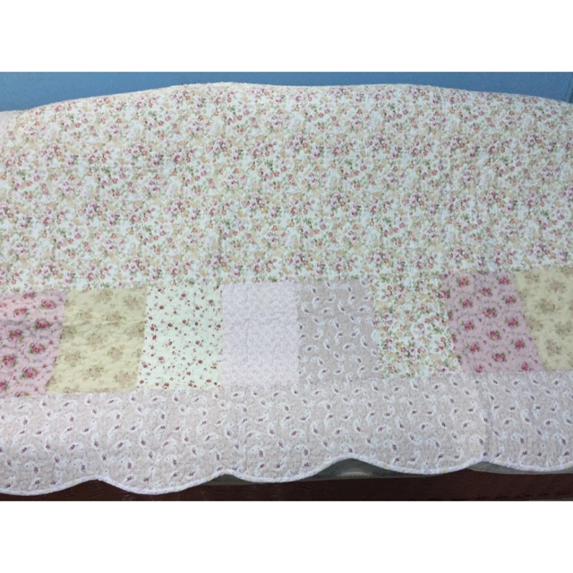 Bedcover quilt patchwork shabby 250x230 + 2srg bantal