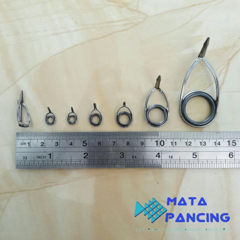 Ring set Jakkaru TZ torzite guides 7pcs ring guide