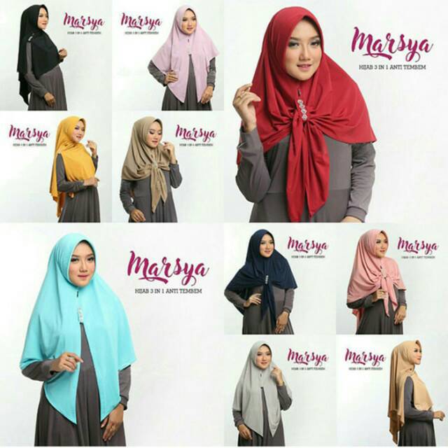 JB011 - MARSYA HIJAB 3IN1