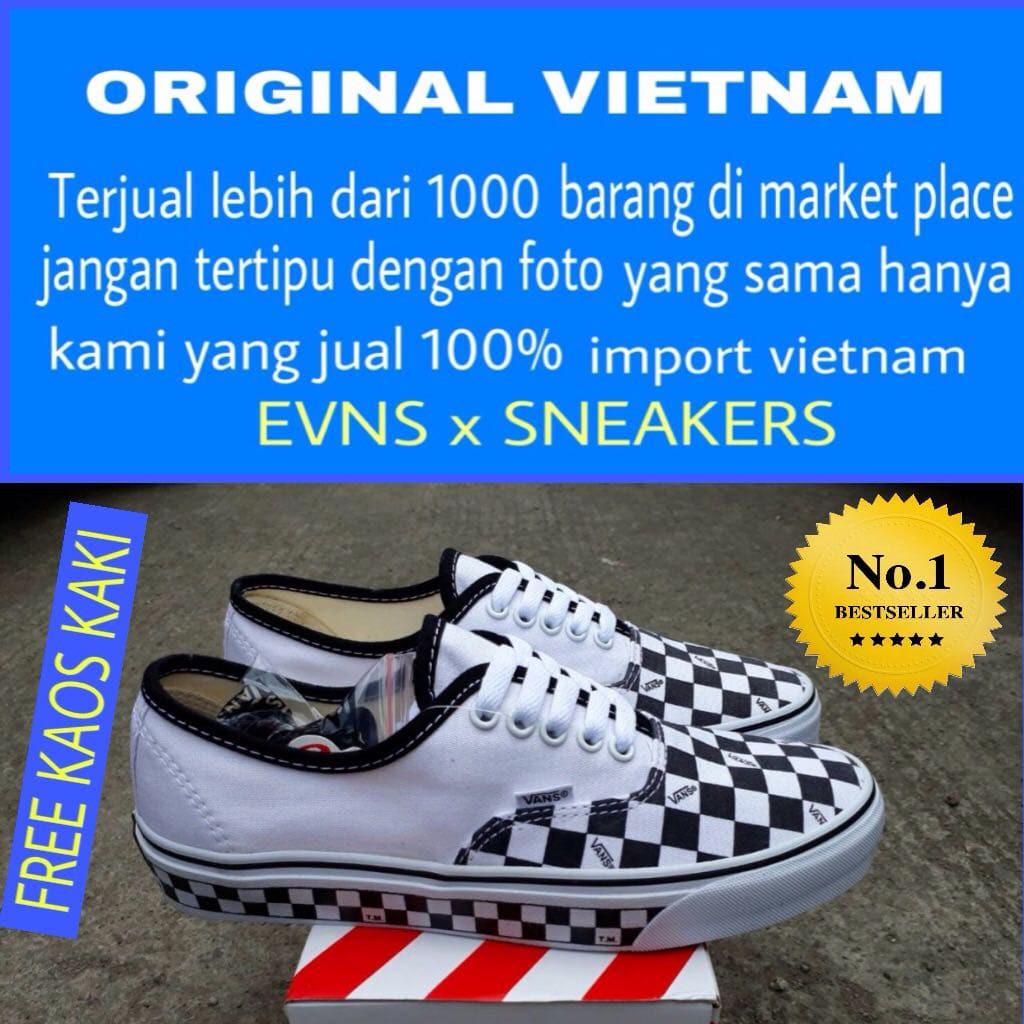 SEPATU PRIA CASUAL VANS AUTHENTIC NEIGHBORHOOD