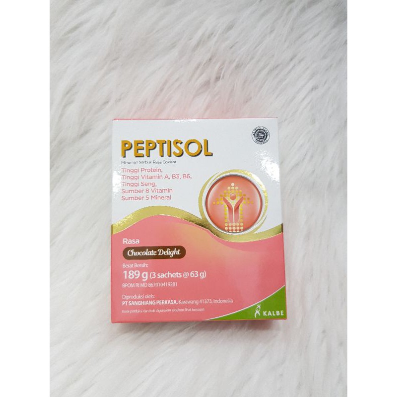 Peptisol Vanila/Coklat 189 gram