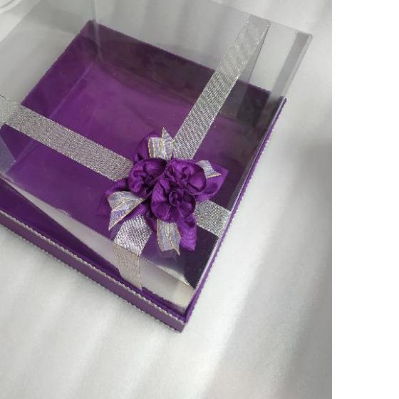

kotak hantaran satuan mika model list pita ukuran 30*30*20