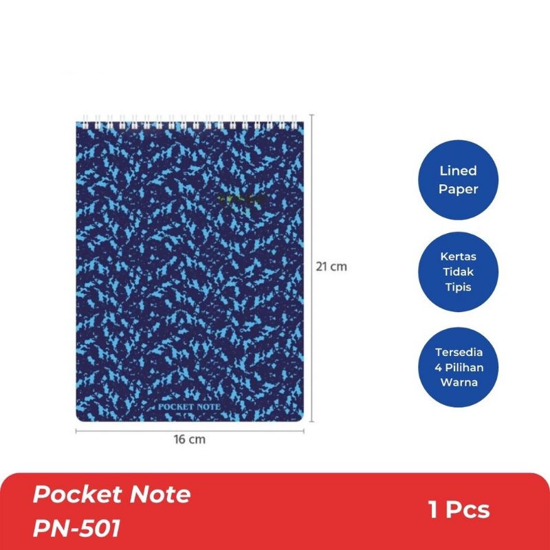 

KENKO POCKET NOTE / BUKU NOTE / NOTEPAD / BUKU TULIS PN-501