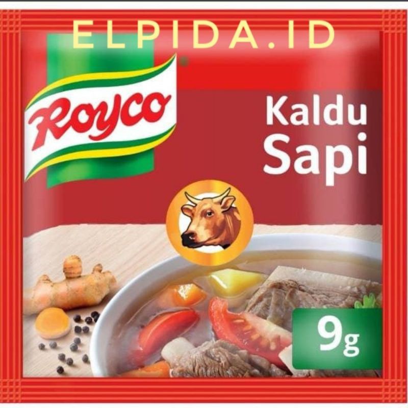 

ROYCO SAPI DAN AYAM PENYEDAP RASA HARGA 1 RENCENG ISI 12 SACHET X 9G MURAH