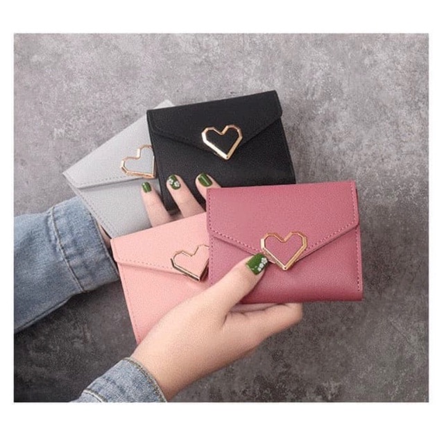 Dompet wanita / dompet lipat W38 / dompet mini / dompet kecil / dompet motif / dompet polos / dompet