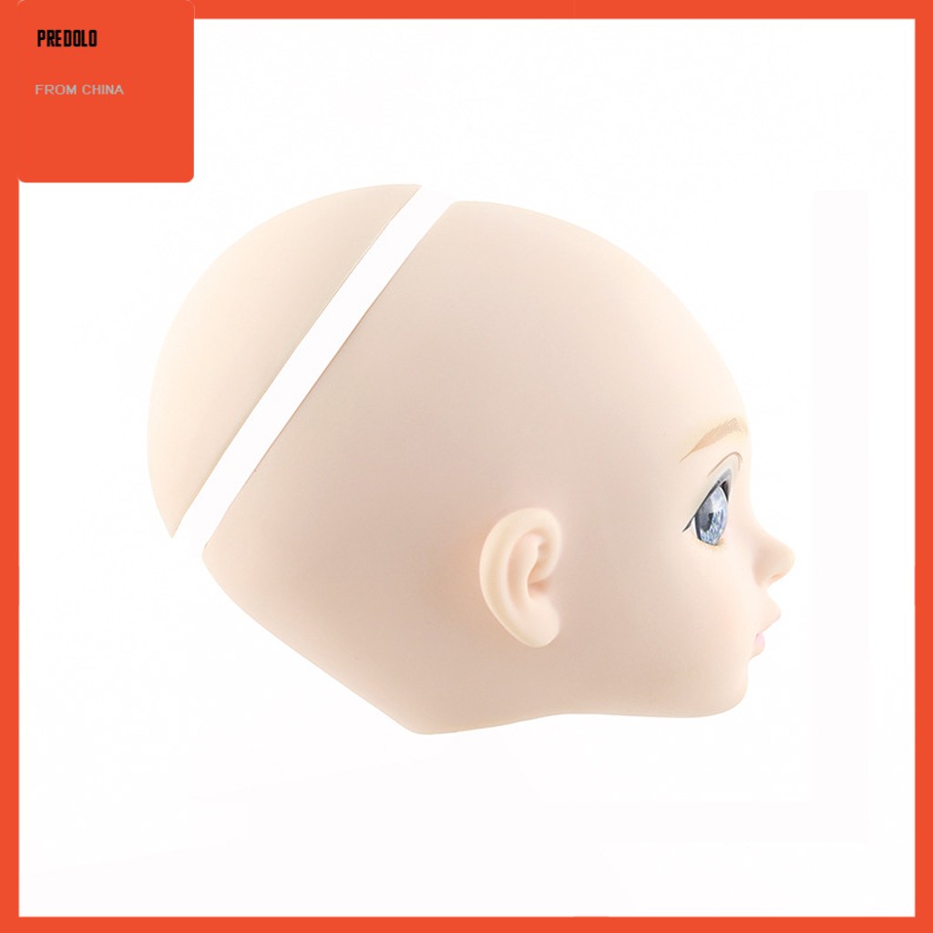 [In Stock] 60cm Doll Faceplate + Backplate Head with Eyes Set for 1/3 BJD Parts