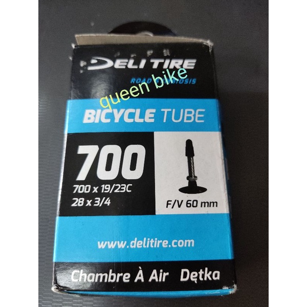 Ban Dalam Sepeda 700x19/23c Fixie Cop Presta Pentil Jarum DELI TIRE Fv 60mm