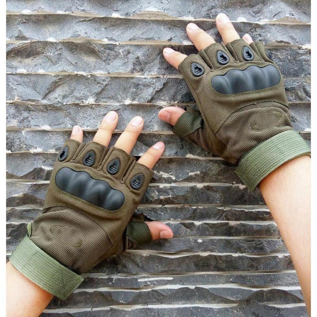 Bayar Ditempat Rhodey Sarung Tangan Half Finger Size L - A6