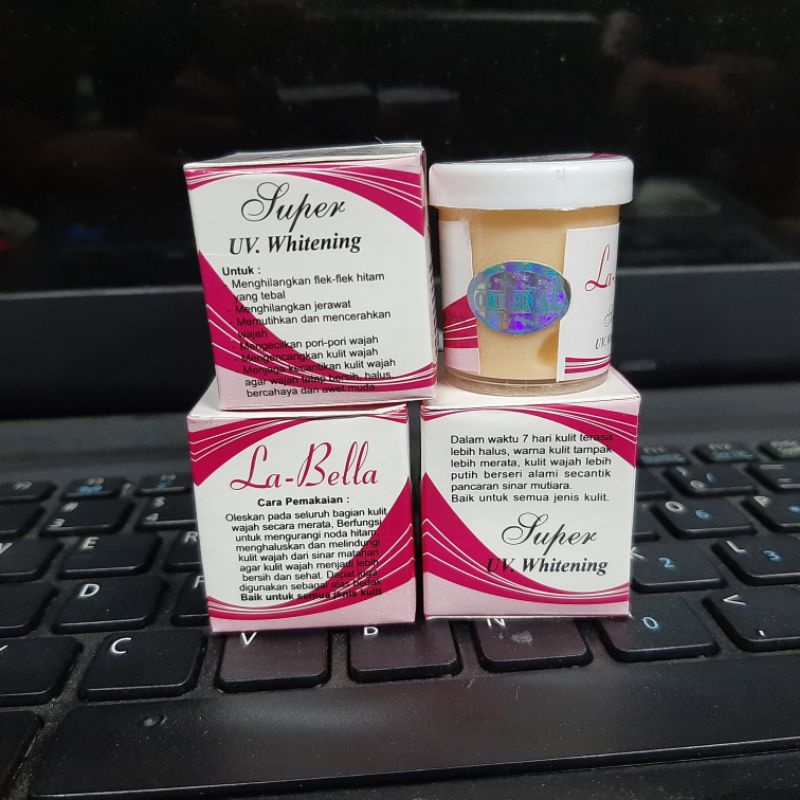 CREAM LA BELLA SUPER UV WHITENING | LABELLA PINK ecer