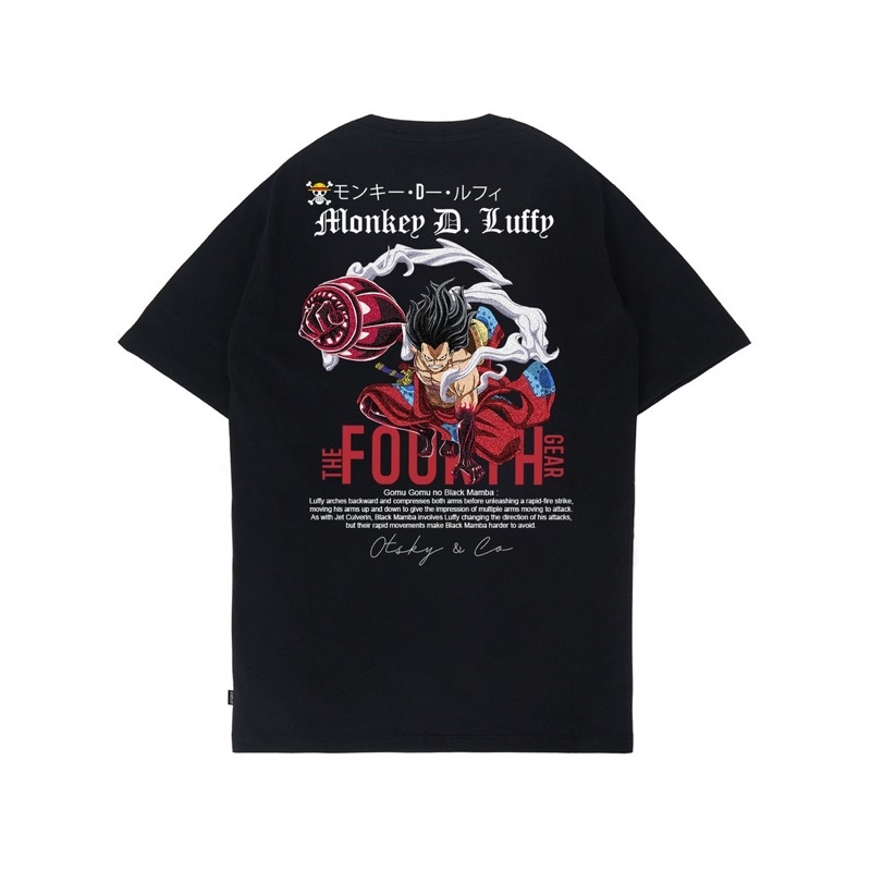 KAOS PRIA ONE PIECE MONKEY D LUFFY BAJU DISTRO murah