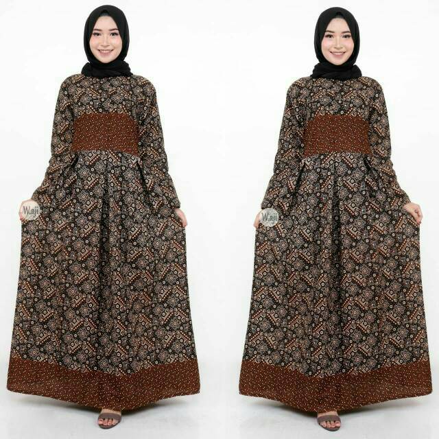 Promo Gamis Batik Qori Kecil - Jumbo XWgBZ0IR5kqR3