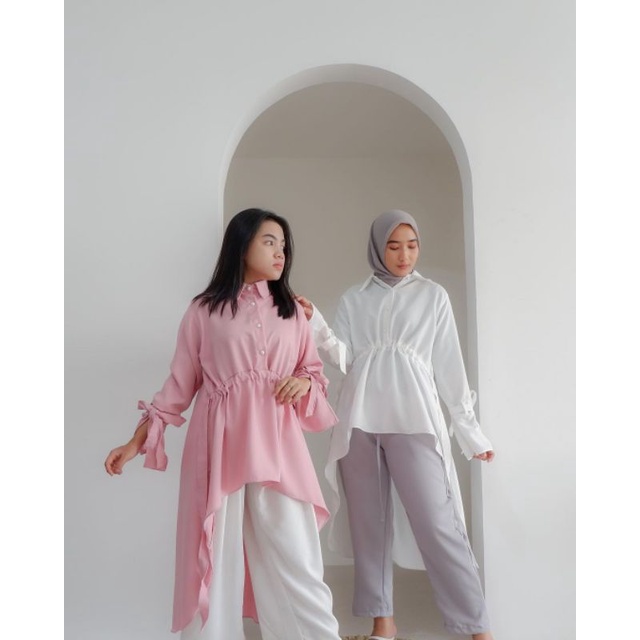 TUNIK HIJAB OOTD HITS KEKINIAN PREMIUM MUSLIM
