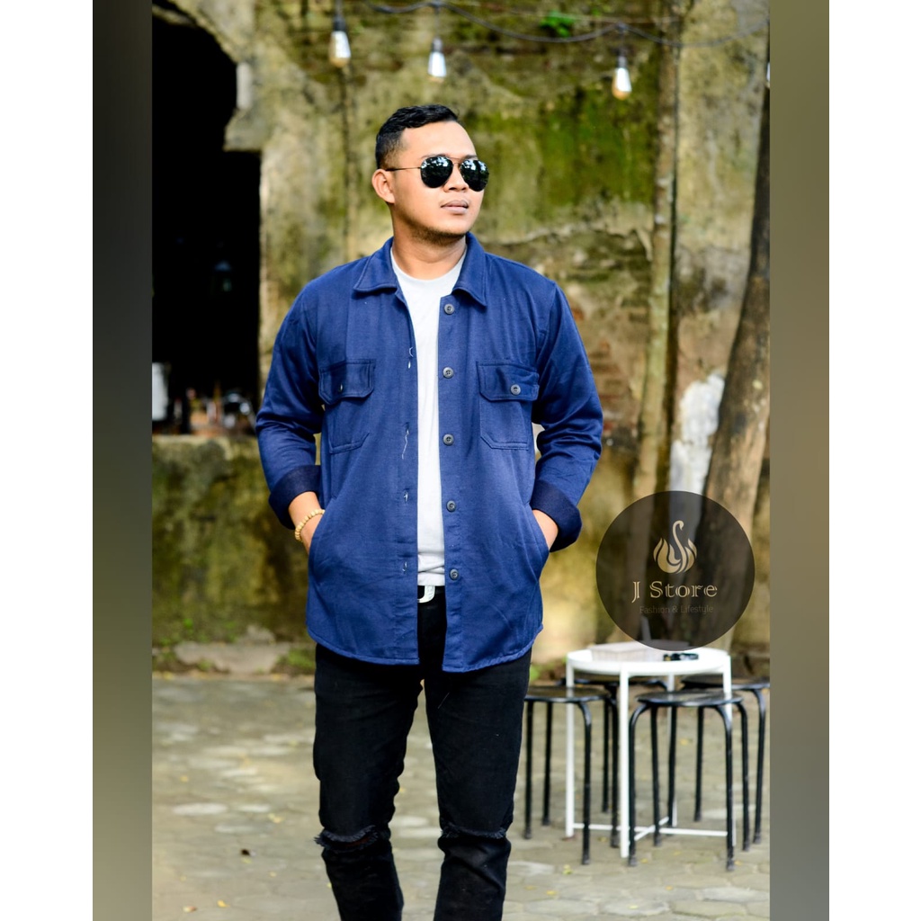(COD) Jaket Anvil NAVY Pria | Sweater Terbaru bisa bayar ditempat