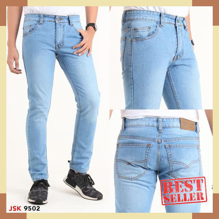 Promo CELANA JEANS PRIA SKINNY PANJANG SLIM FIT BIG SIZE TERBARU IMPORT