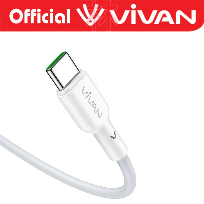 Vivan VQC100 Flash Charging Data Cable Type-C 6.5A