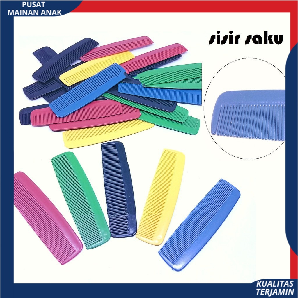 ( PROMO )Sisir Saku / Sisir Rambut / Sisir Pomade / Sisir Kecil GIGI RAPAT TERMURAH 1PC GROSIR